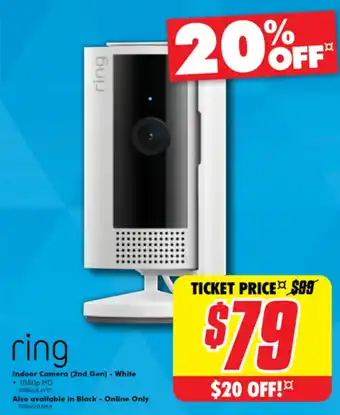 The Good Guys ring Indoor Camera (2nd Gen) - White offer