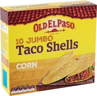 IGA Old El Paso Jumbo Taco Shells Corn 10 Pack offer