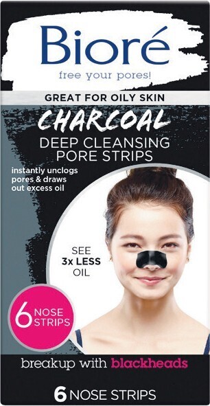 Woolworths Biore Deep Cleansing Charcoal Pore Strip Pk 6 offer
