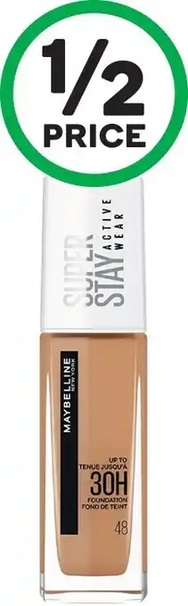 Woolworths Maybelline Superstay 30 Hr Foundation 30ml offer