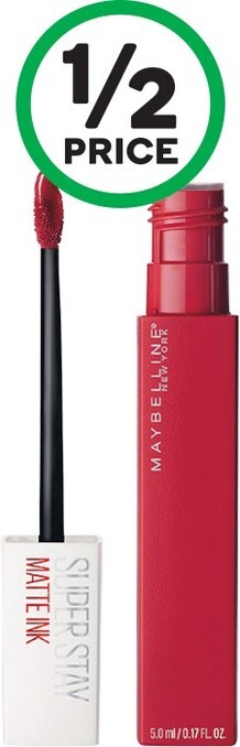Woolworths Maybelline Superstay Matte Ink Liquid Lipstick 5ml offer