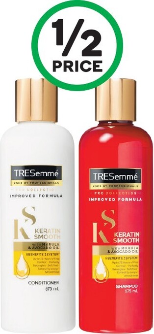 Woolworths TRESemme Shampoo or Conditioner 675ml offer