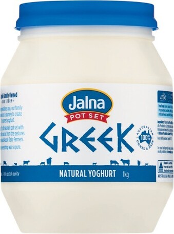 Woolworths Jalna Greek Yoghurt 1 kg offer