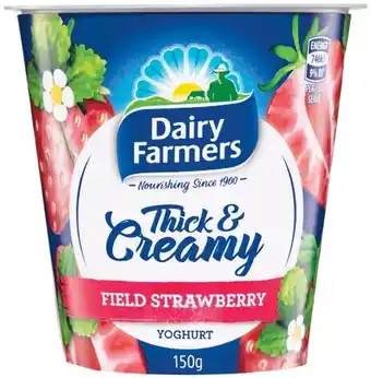 Woolworths Dairy Farmers Thick & Creamy 150g offer