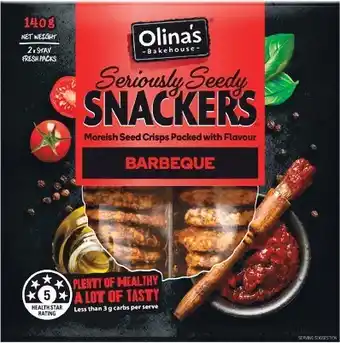 NEW Olinau2019s Snackers 140g