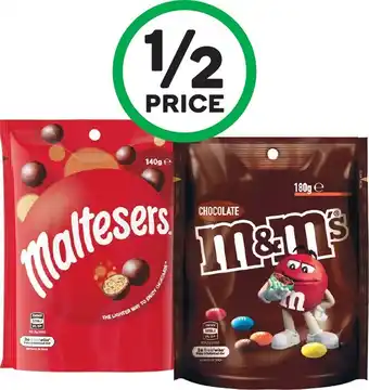 Woolworths Mars M&Mu2019s, Maltesers or Pods 120-160g or Skittles 190-200g offer
