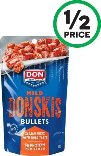 Woolworths Don Donskis Salami Bullets 100g offer