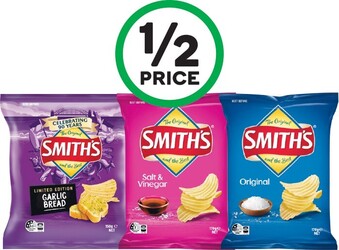 Woolworths Smithu2019s Crinkle Cut Chips 150-170g offer
