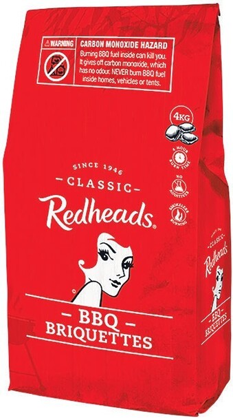 Woolworths Redheads BBQ Briquettes 4 kg offer