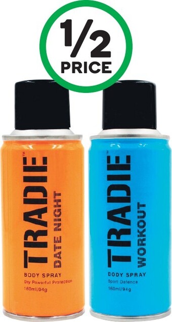 Woolworths Tradie Body Spray 160ml offer