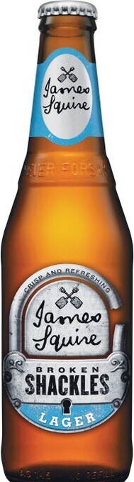 Woolworths James Squire Broken Shackles Lager Bottles 24x345ml offer