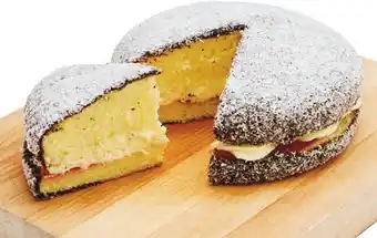 Woolworths Lamington Sponge Cake with Fresh Cream and Jam* offer