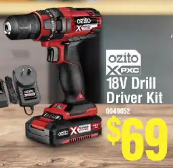 Bunnings 18V Drill Driver Kit offer