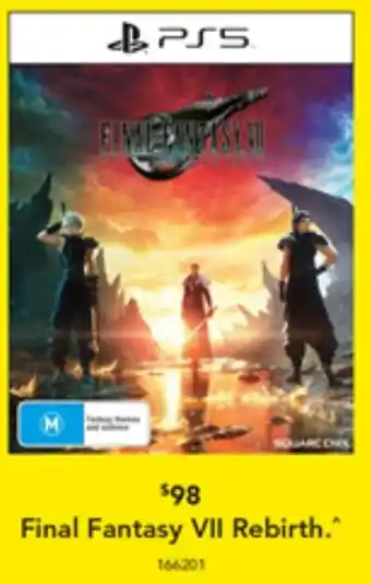 Final Fantasy VII Rebirth