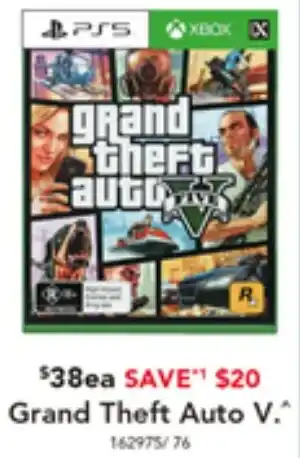Harvey Norman Grand Theft Auto V offer