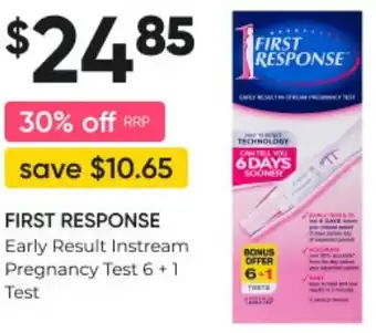 Healthy Life Early Result Instream Pregnancy Test 6+1 Test offer