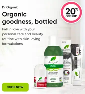 Healthy Life Dr Organic offer