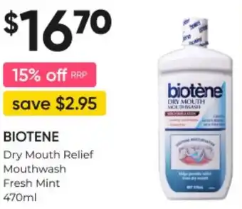 Dry Mouth Relief Mouthwash Fresh Mint 470ml