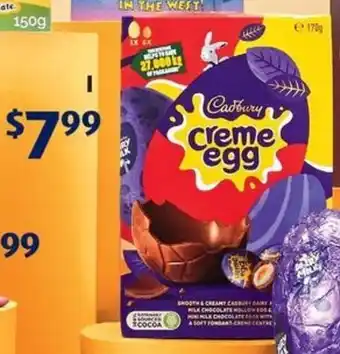 Cadbury Creme Egg Gift Box 170g offer at ALDI