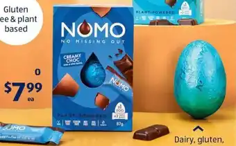 ALDI Nomo Vegan Egg Gift Box 87g offer