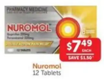 WHOLELIFE Nuromol 12 Tablets offer