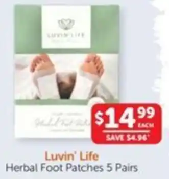 WHOLELIFE catalogue Herbal Foot Patches 5 Pairs offer