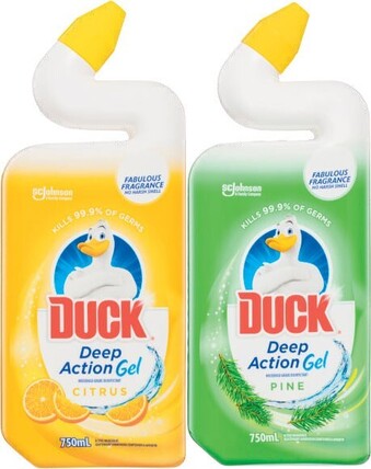Coles Duck Deep Action Toilet Gel 750mL offer