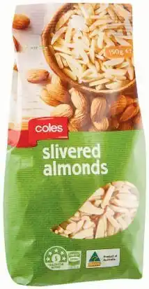 Coles Coles Slivered Almonds 150g offer