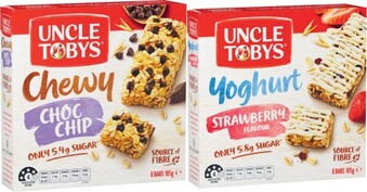 Coles Uncle Tobys Muesli Bars 185g offer