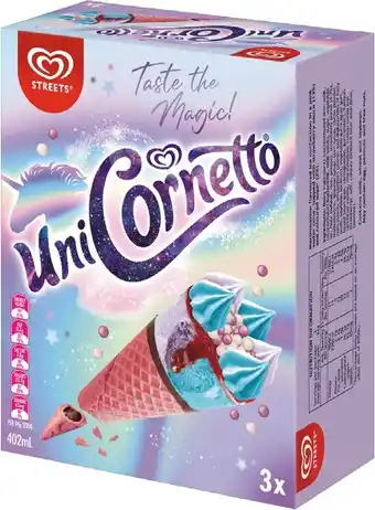 IGA Streets UniCornetto 3 Pack offer