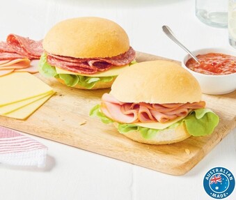 Coles Coles Bakery Rolls 6 Pack or Loaf 680g offer
