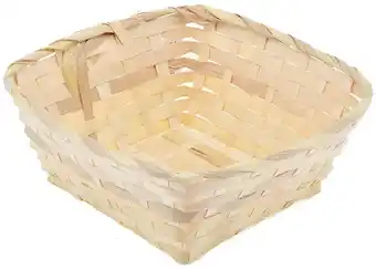 Cheap as Chips Weave Basket Natural 20x20x10cm offer