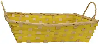 Cheap as Chips Weave Basket Coloured 29x22x7cm offer