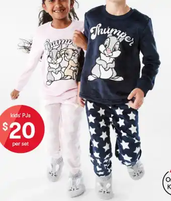 Kmart kids' PJs offer