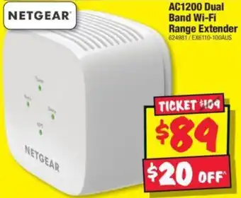 JB Hi-Fi AC1200 Dual Band Wi-Fi Range Extender offer