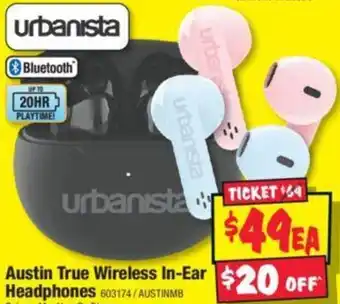 JB Hi-Fi Austin True Wireless In-Ear Headphones offer