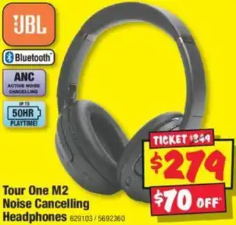 JB Hi-Fi Tour One M2 Noise Cancelling Headphones offer