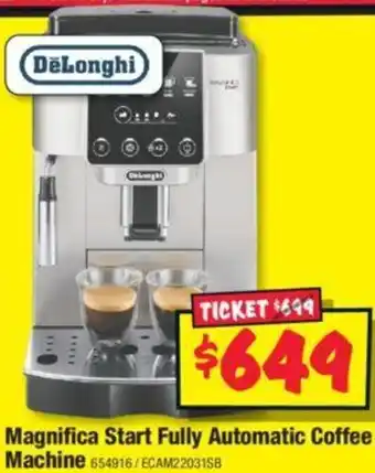 JB Hi-Fi Magnifica Start Fully Automatic Coffee Machine offer