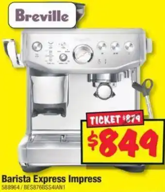JB Hi-Fi Barista Express Impress offer