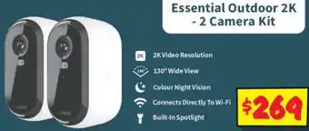 Essential Outdoor 2K - 2 Camera Kit