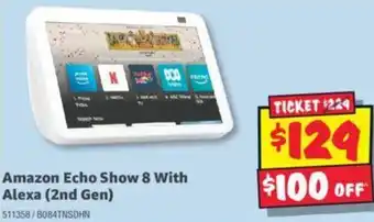Amazon Echo Show 8 With Alexa (2nd Gen)