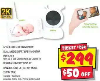 JB Hi-Fi SMART BABY MONITORS offer