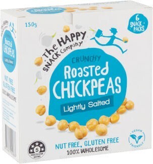 Coles The Happy Snack Company Roasted Chickpeas or Favva Beans 150g offer