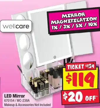 JB Hi-Fi LED Mirror offer