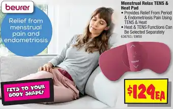 JB Hi-Fi Menstrual Relax TENS & Heat Pad offer