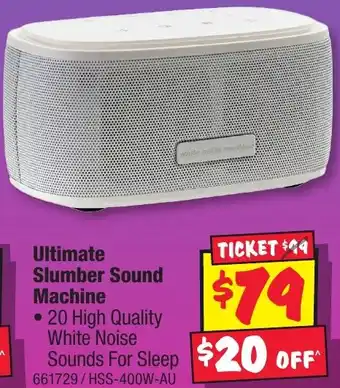 JB Hi-Fi Ultimate Slumber Sound Machine offer