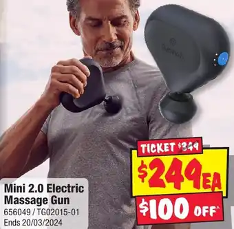 JB Hi-Fi Mini 2.0 Electric Massage Gun offer