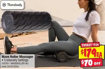 JB Hi-Fi Wave Roller Massager offer