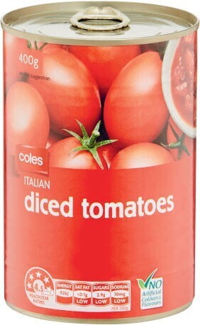 Coles Coles Italian Diced Tomatoes 400g offer
