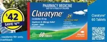 Star Discount Chemist Claratyne 60 Tablets offer